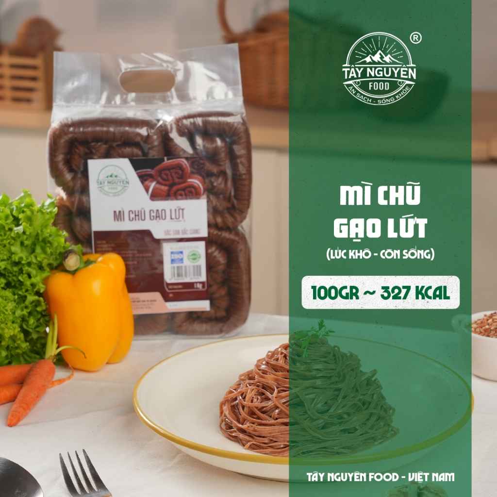 Mỳ chũ gạo lứt Tây Nguyên Food 1kg