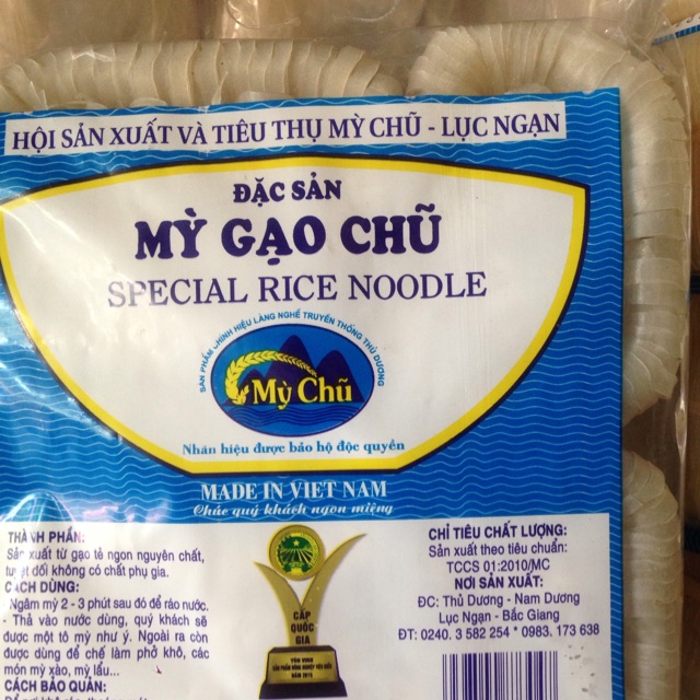 MỲ GẠO CHŨ Combo 2kg sợi nhỏ