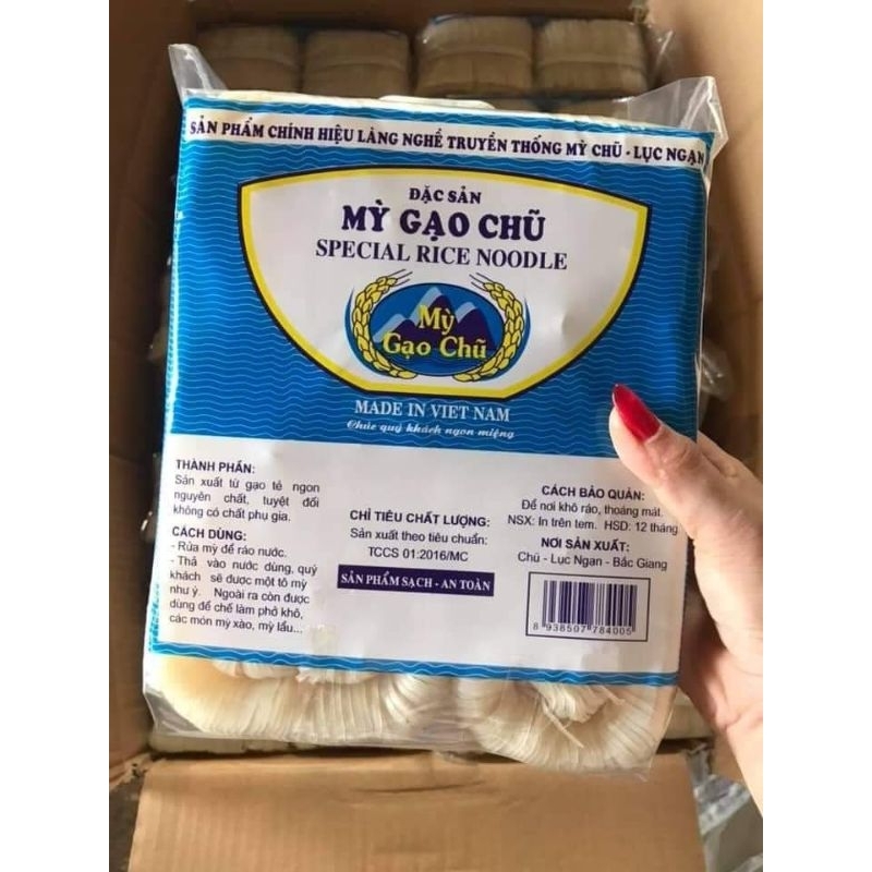 1KG MỲ CHŨ CHUẨN LỤC NGẠN sợi nhỏ