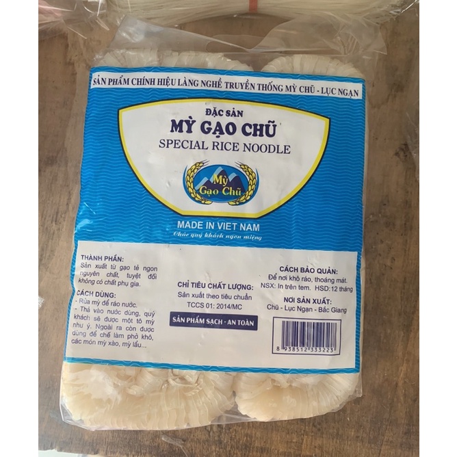 Mỳ chũ Bắc Giang gói 1kg