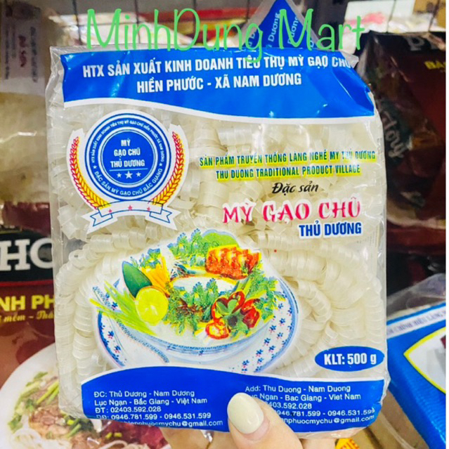 Mỳ gạo Chũ Thủ Dương 500g và 1kg
