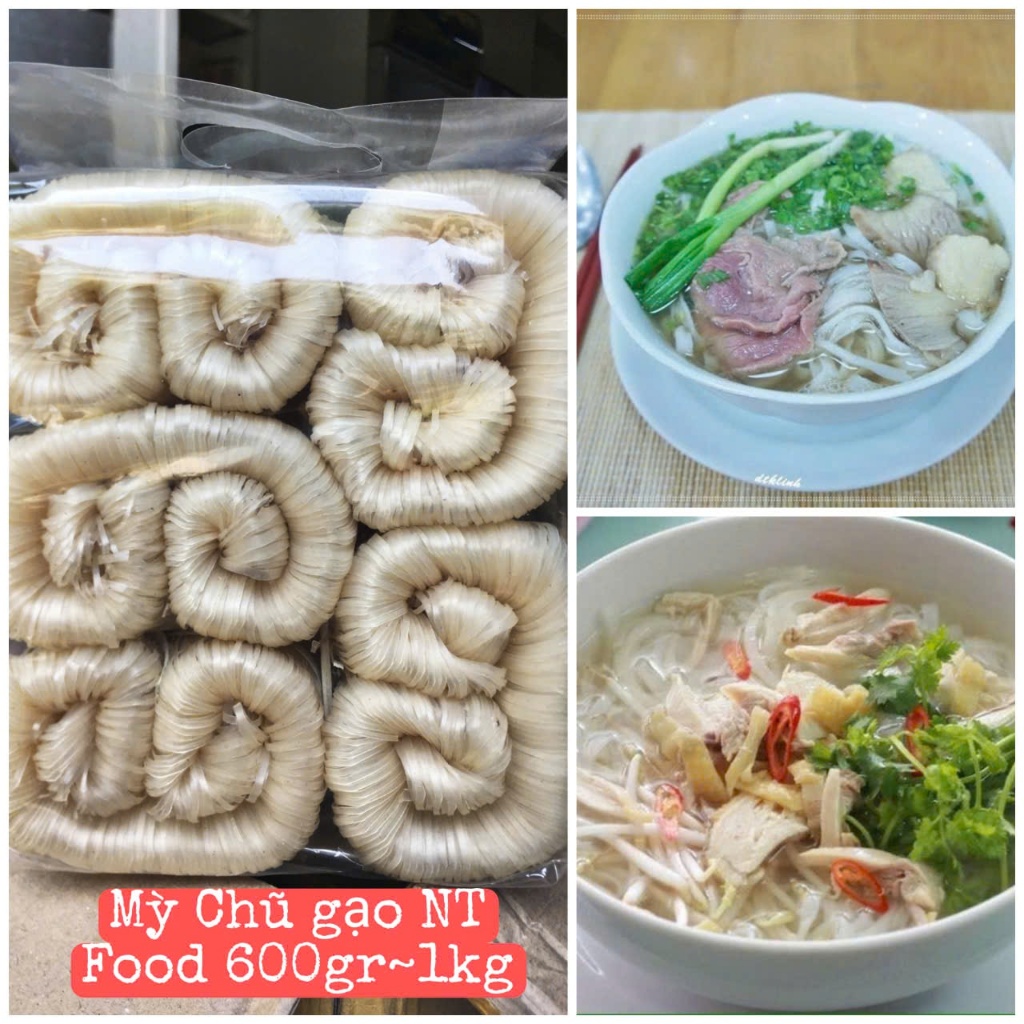 Mỳ gạo Chũ NT Food 600g-1KG